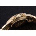 Rolex Daytona Cosmograph Rainbow Crystals Bezel Rose Gold Strap Black Dial 80251