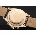 Rolex Cosmograph Daytona Gold Case White Dial Brown Leather Bracelet 622633 Rolex Cosmograph Daytona Gold Case White Dial Brown Leather Bracelet 622633