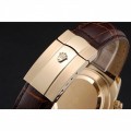 Rolex Cosmograph Daytona Gold Case White Dial Brown Leather Bracelet 622633 Rolex Cosmograph Daytona Gold Case White Dial Brown Leather Bracelet 622633