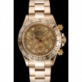 Rolex Cosmograph Daytona Brown Dial Diamond Numerals Gold Case And Bracelet 1454245 Rolex Cosmograph Daytona Brown Dial Diamond Numerals Gold Case And Bracelet 1454245