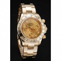 Rolex Cosmograph Daytona Brown Dial Diamond Numerals Gold Case And Bracelet 1454245 Rolex Cosmograph Daytona Brown Dial Diamond Numerals Gold Case And Bracelet 1454245