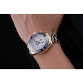 Rolex Yacht-Master II White Dial Blue Bezel Gold Bracelet 622271