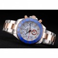 Rolex Yacht-Master Blue Ceramic Bezel White Dial Watch