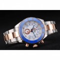 Rolex Yacht-Master Blue Ceramic Bezel White Dial Watch