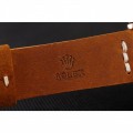 Rolex Yacht-Master Black Dial Brown Bezel Rose Gold Case Brown Leather Bracelet 1453860 Rolex Yacht-Master Black Dial Brown Bezel Rose Gold Case Brown Leather Bracelet 1453860