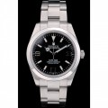Rolex Explorer Stainless Steel Bezel Black Dial 42002