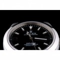 Rolex Explorer Stainless Steel Bezel Black Dial 42002