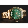 Rolex GMT Master II Green Dial And Bezel Gold Case And Bracelet 1453750