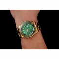 Rolex GMT Master II Green Dial And Bezel Gold Case And Bracelet 1453750