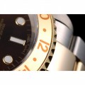 Rolex GMT Master II Gold Colored Ceramic Bezel Brown Dial Watch